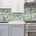 Urban Geometric Brick Wall Decals: Contemporary PVC Stickers for Modern Home Design