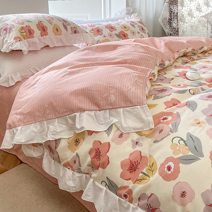 Peekaboo Studio Fashion Cotton Quilt Cover - Soft, Durable for Dormito