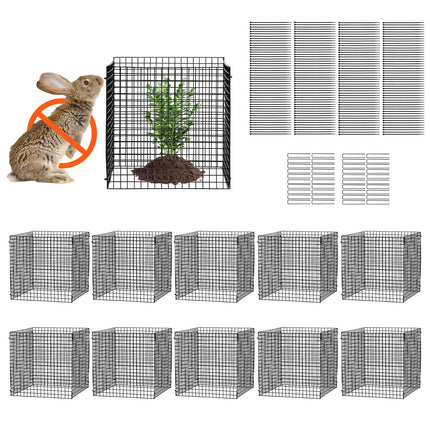 10 Pack Plant Protector Cages - Durable & Weather-Resistant