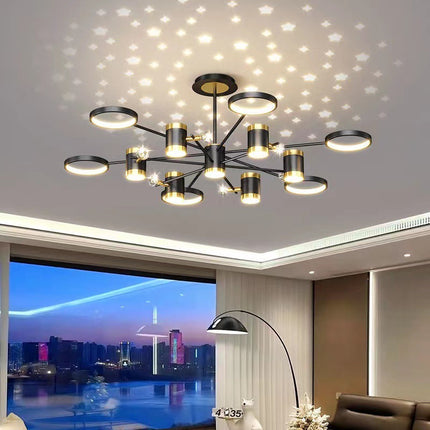 Light Luxury Chandelier Nordic Star Lamp Combination Whole House Packa