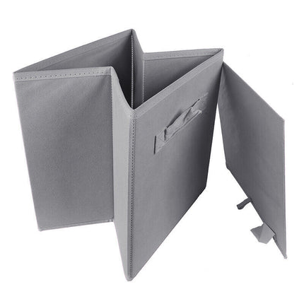 Peekaboo Studio 4 Pack Foldable Canvas Storage Box, Space-Saving Desig