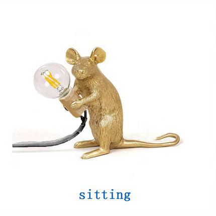 Peekaboo Studio Nordic Resin Mouse Table Lamp - LED, Mini Size