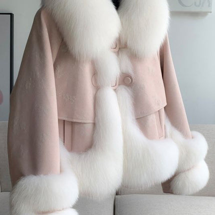 Peekaboo Studio Women's Thickened Warm Winter Jacket - Stylish & Cozy