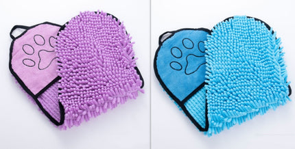 Dogs Cats Towels Super Absorbent Dog Bathrobe Microfiber Bath Towels Q