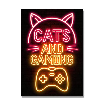 Canvas Painting Game Player Quotes Mural