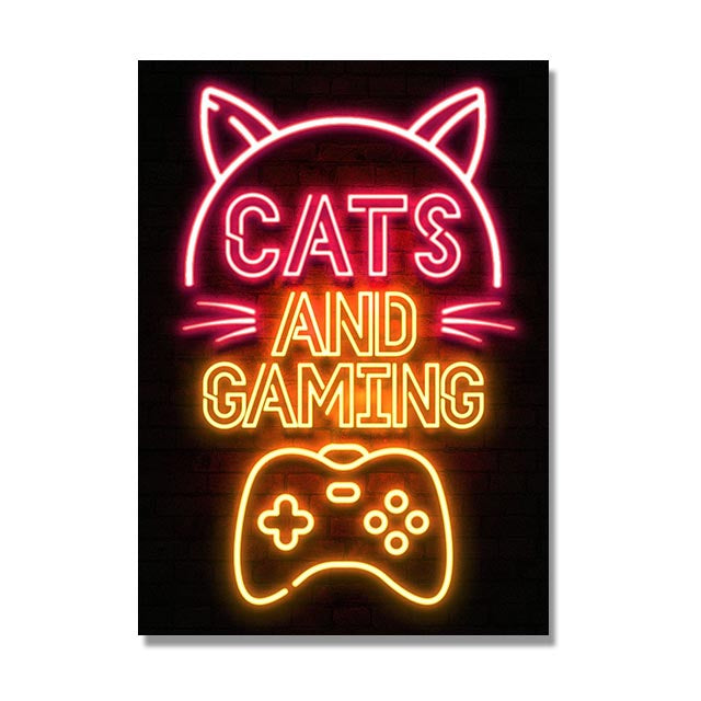 Canvas Painting Game Player Quotes Mural