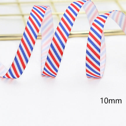 Peekaboo Studio Stars and Stripes Dovetail Bowknot Hair Ring, Double-S