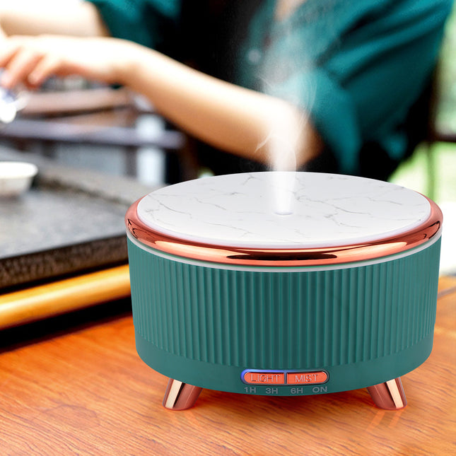 Peekaboo Studio Ultrasonic Aroma Diffuser, 500ml, Wood Grain Design