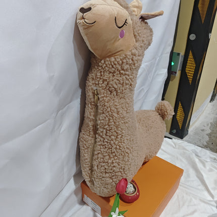 Peekaboo Studio Alpaca Plush Toy Pillow - Soft & Cuddly Design