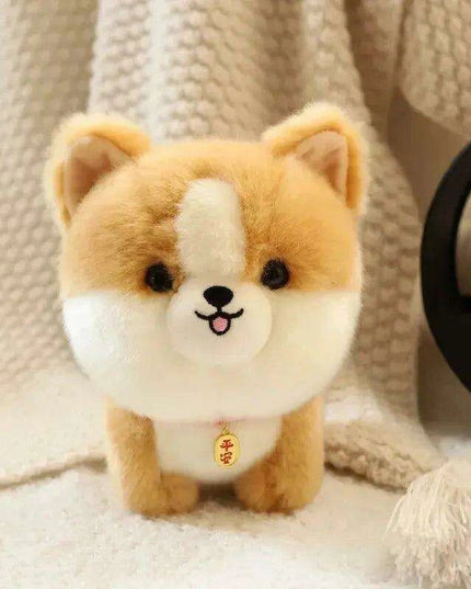 Charming Kawaii Chow-Pom-Corgi Mix Plush Pet Doll