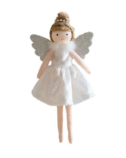 Christmas Decoration High-grade Flannel Ankle-tied Girl Angel Small Pendant