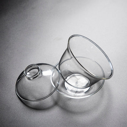 Pyrex Sancai Gaiwan Tea Cup - High Quality, Elegant Design by Peekaboo