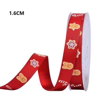 Peekaboo Studio Polyester Christmas Scene Decoration Ribbon - Durable