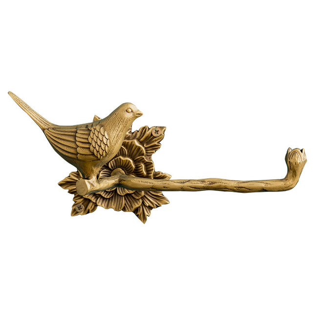 Copper Bird Curtain Tieback Hook | Left or Right