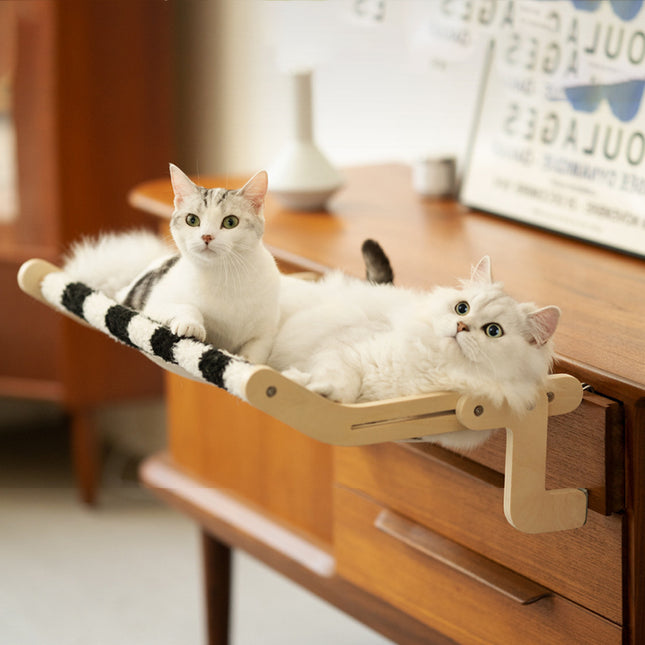 Peekaboo Studio Cat Hanging Bed - Space-Saving Climbing Frame & Cozy R
