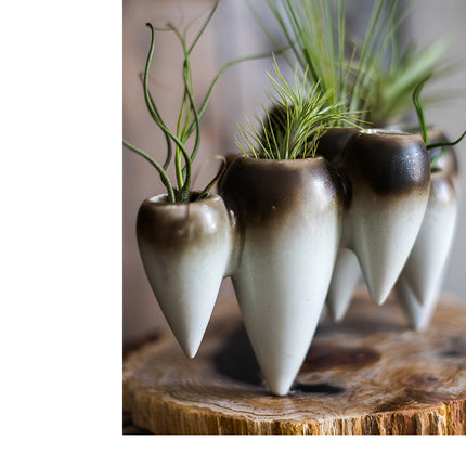 Suspended Ceramic Vase For Hydroponic Decoration Countertop Vase