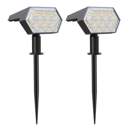 Peekaboo Studio Solar Spotlight - 92 LED, IP67 Waterproof, Bright Illu