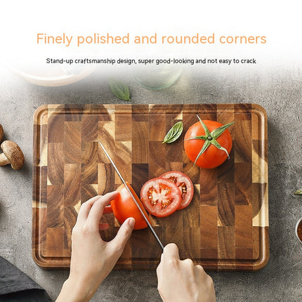 Acacia Mangium Wood Cutting Board 350x250x26 mm Thick Kitchen Board