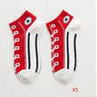 5 Pairs - Red / One size