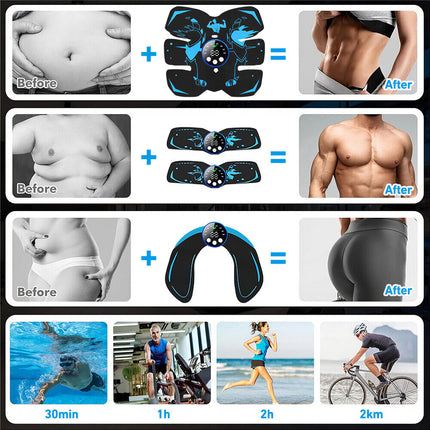 Peekaboo Studio EMS Abdominal Toning Belt - Muscle Stimulator & Fitnes