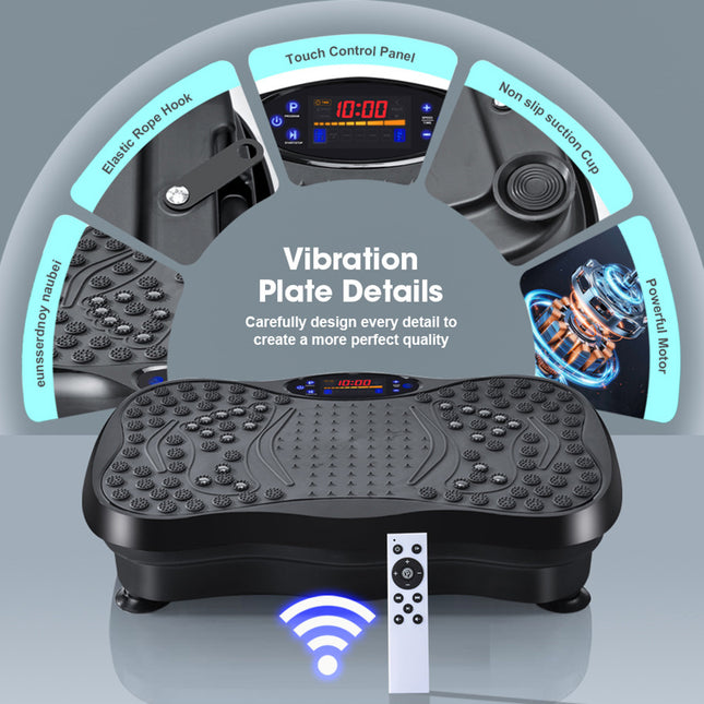Peekaboo Studio Vibration Plate Machine - Bluetooth, Adjustable Speed