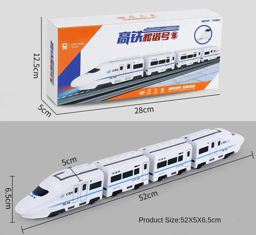 Electric Harmony Express Train Model - High-Speed Railway Toy Gift for Kids