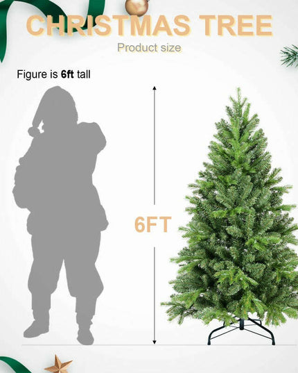 PE, PVC Christmas Tree, Green