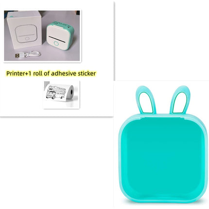 Portable Mini Thermal Label Printer Home Photo Printer Student Wrong Q