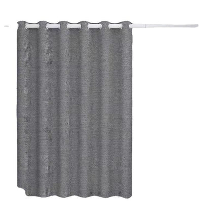Peekaboo Studio Thick Waterproof Mildew-Proof Linen Shower Curtain