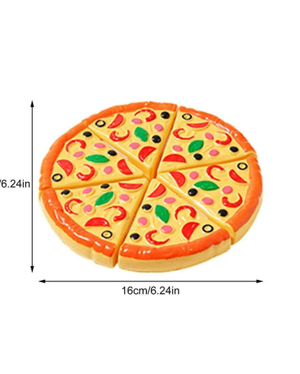 Creative Pizza Slice Cutting Play Set for Kids' Imaginative Learning and Fun