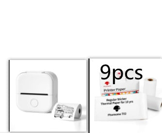 Portable Mini Thermal Label Printer Home Photo Printer Student Wrong Q