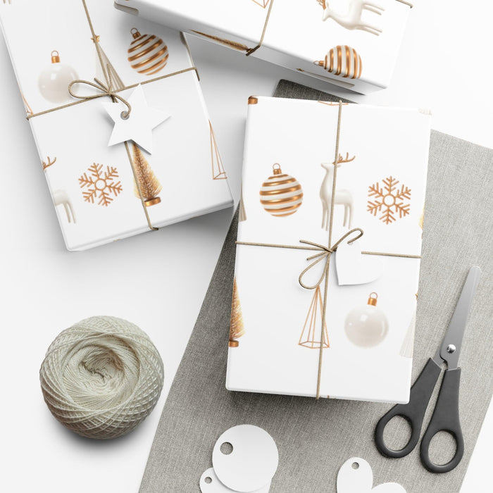 Customizable Sustainable 3D Gift Wrap Collection - Festive Finishes Edition