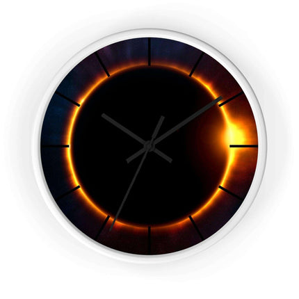 Elegant Wooden Framed Wall Clock for Upscale Home Interior