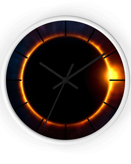 Elegant Wooden Framed Wall Clock for Upscale Home Interior