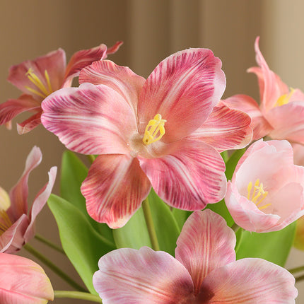 Peekaboo Studio Luxury Tulip Artificial Flower - Realistic & Elegant D