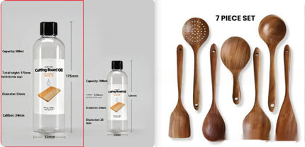 Food Grade Mineral Oil For Solid Wood Cutting Board Maintenance 300ml