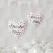 Luxury Valentine Red Matte Heart Balloon Bunch - Elegant 11" Round and Heart-shaped Set
