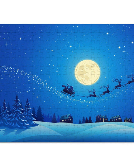 Customizable Family Jigsaw Puzzle Set in Stylish Metal Tin - Made in the USA for Quality Time