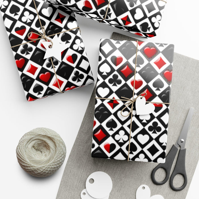 Eco-Friendly Luxury Chess Cells Gift Wrap - Minimalist Sustainable Packaging Made in the USA