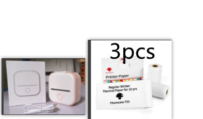 Portable Mini Thermal Label Printer Home Photo Printer Student Wrong Q