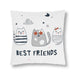 Chic Water-Resistant Floral Cushion Covers for Stylish Outdoor Comfort - Easy Care Zipper Closure