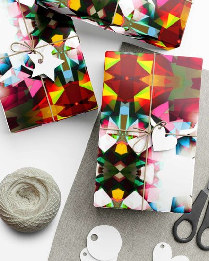 Elegant Eco-Friendly 3D Holiday Gift Wrap Set: Premium USA-Made Wrapping Paper