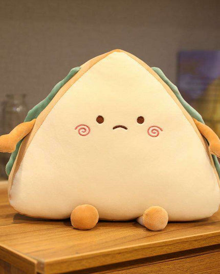 Whimsical Plush Expression Pillow: Charming Room Decor Accent