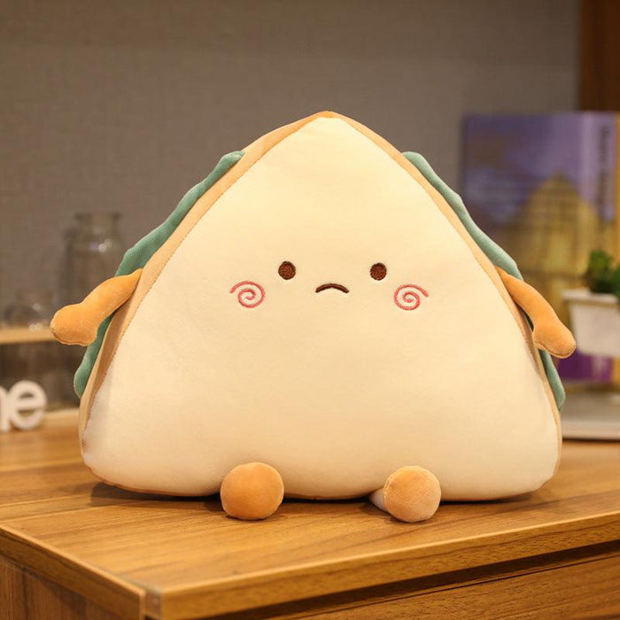 Whimsical Plush Expression Pillow: Charming Room Decor Accent
