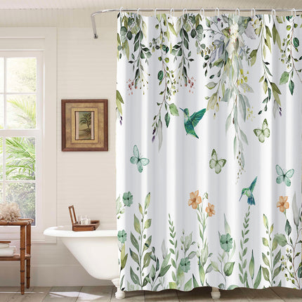 Peekaboo Studio Waterproof 3D Digital Printing Bathroom Curtain, Milde