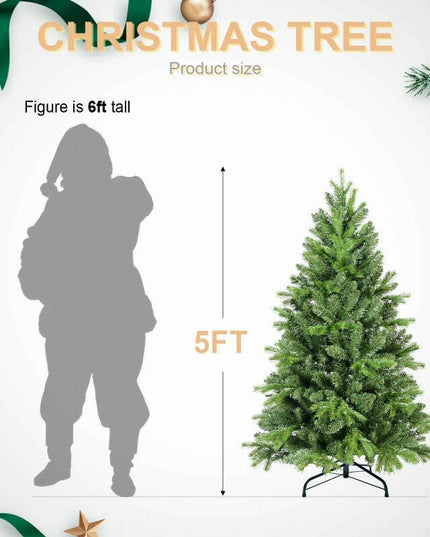 PE, PVC Christmas Tree, Green