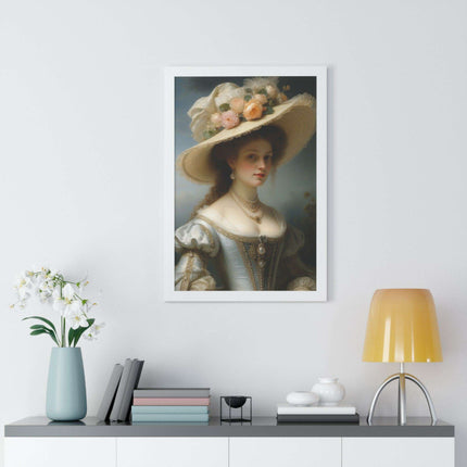 Elegant Femme Fatale: Sustainable Art Print for Stylish Home Interiors