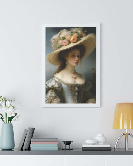Elegant Femme Fatale: Sustainable Art Print for Stylish Home Interiors