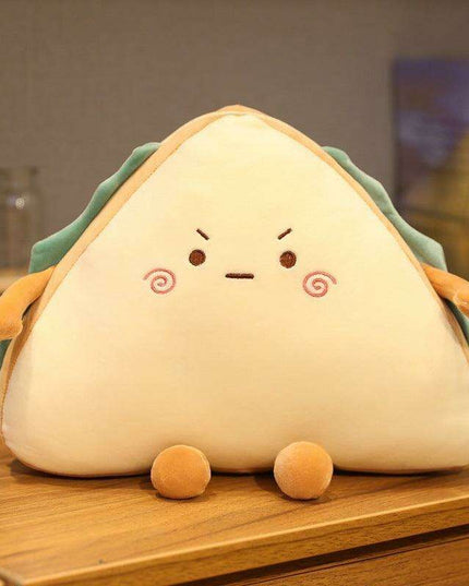 Whimsical Plush Expression Pillow: Charming Room Decor Accent