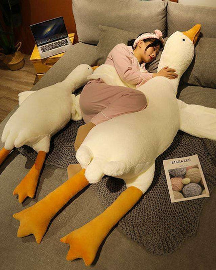Adorable White Goose Cuddle Pillow - A Magical Keepsake for Kids